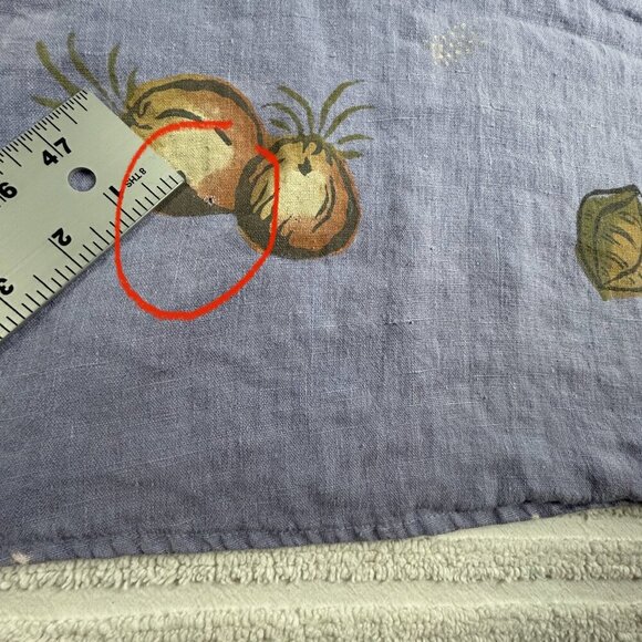 Becky's 1633 Womens Hand Printed Short Sleeve Shift Dress Medium Purple Pullover - Picture 8 of 8